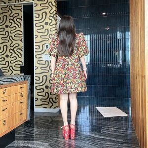 Ganni flower print dress 🌸